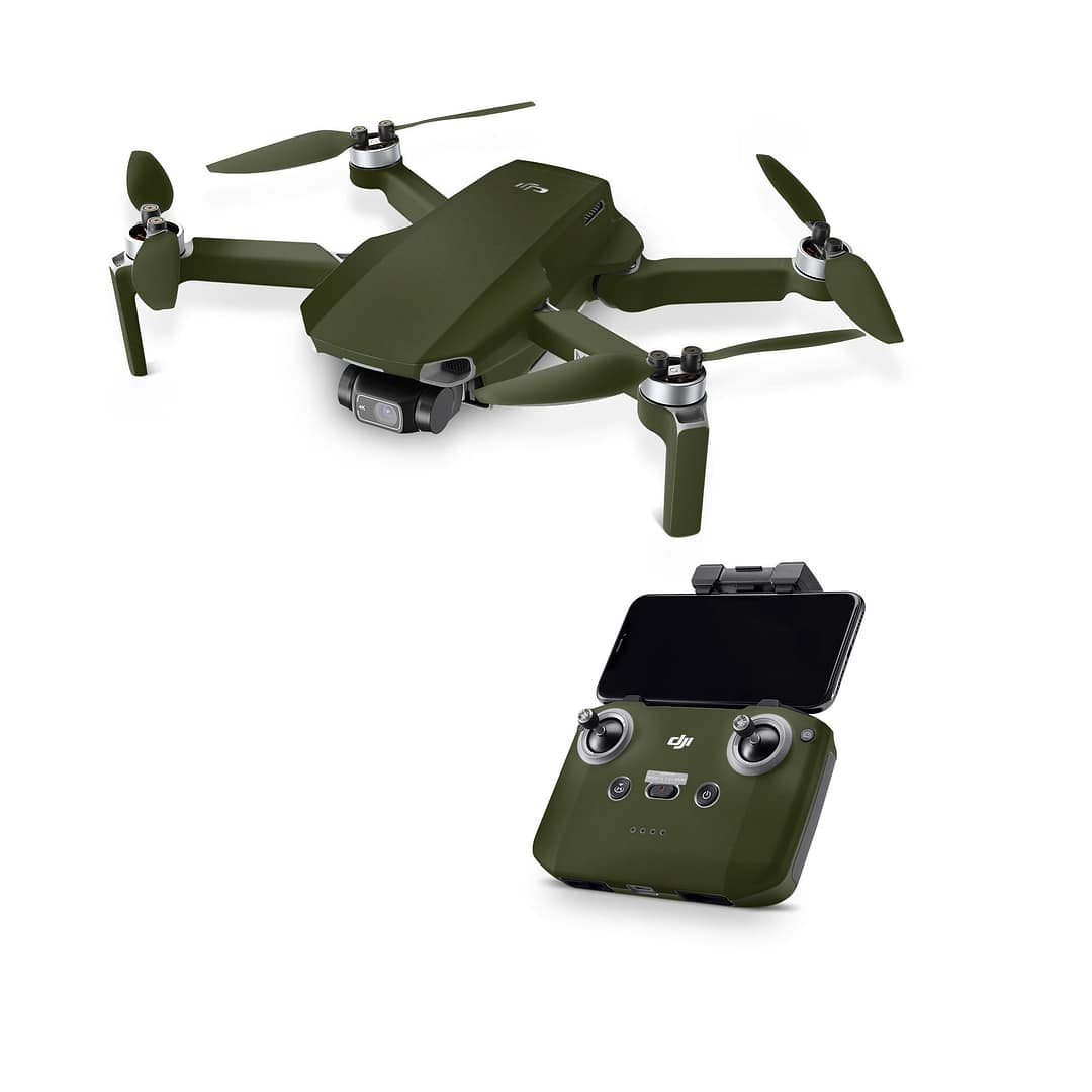 Dji mavic mini 2 matte military green skin | wrapitskin