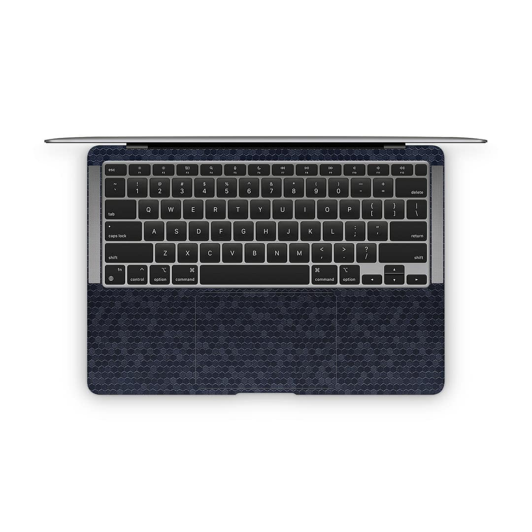 Macbook air 13'' (m1,2020) honeycomb blue skin | wrapitskin