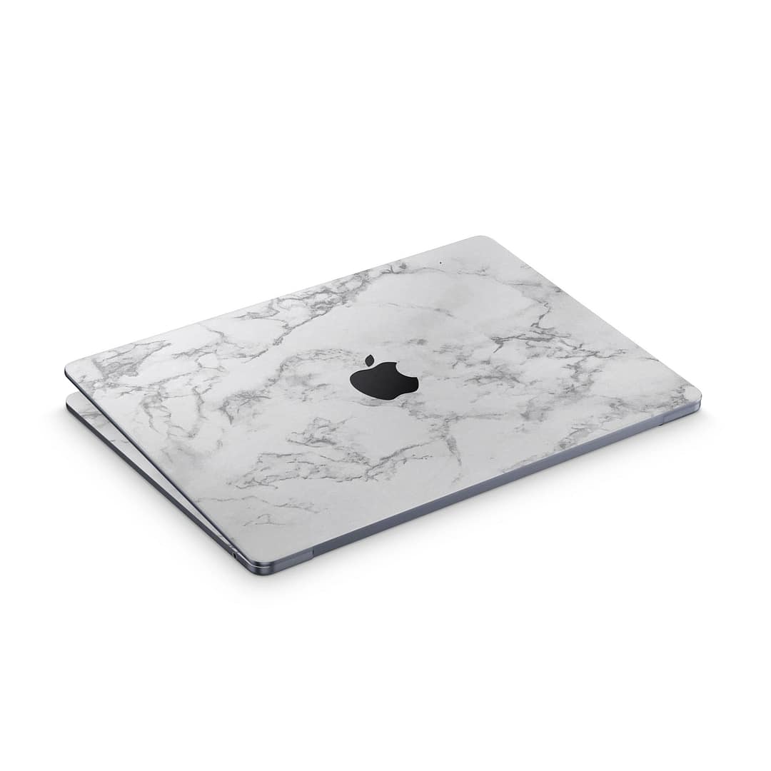 Macbook air 13. 6'' m2 2022 marble white skin | wrapitskin