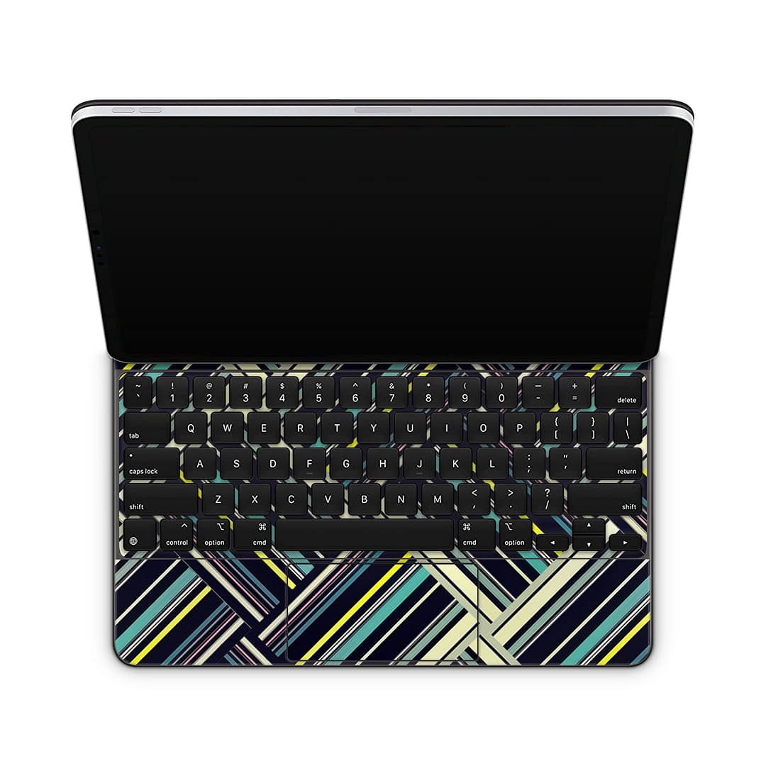 Magic keyboard ipad pro 12. 9'' gen 5 striped abstract skin | wrapitskin