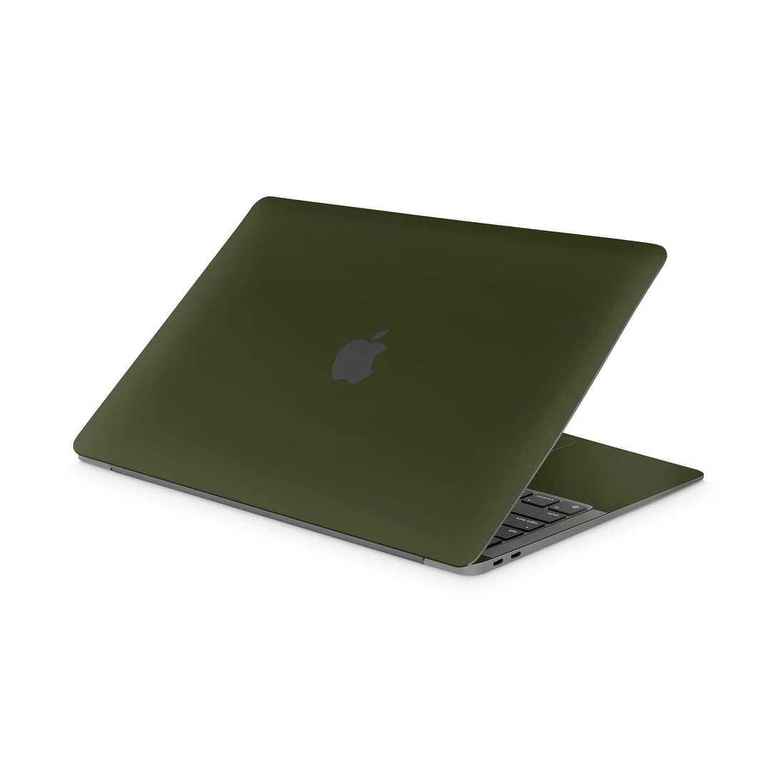 Macbook air 13'' (m1,2020) matte military green skin | wrapitskin