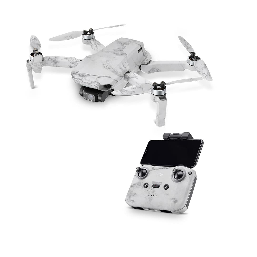 Dji mavic mini 2 marble white skin | wrapitskin