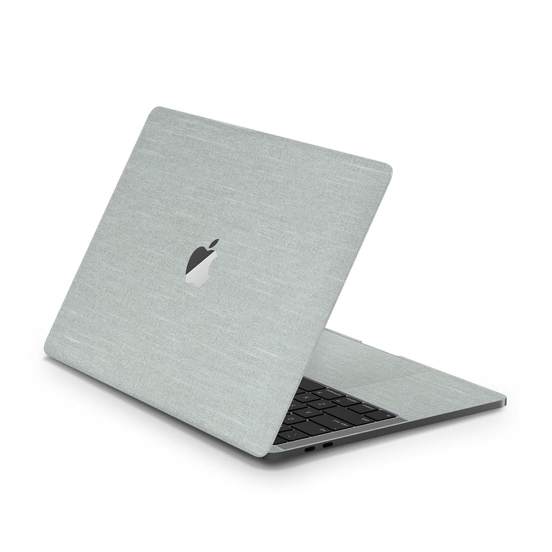 Macbook pro 13'' (touch bar,2018) linen cyan skin | wrapitskin