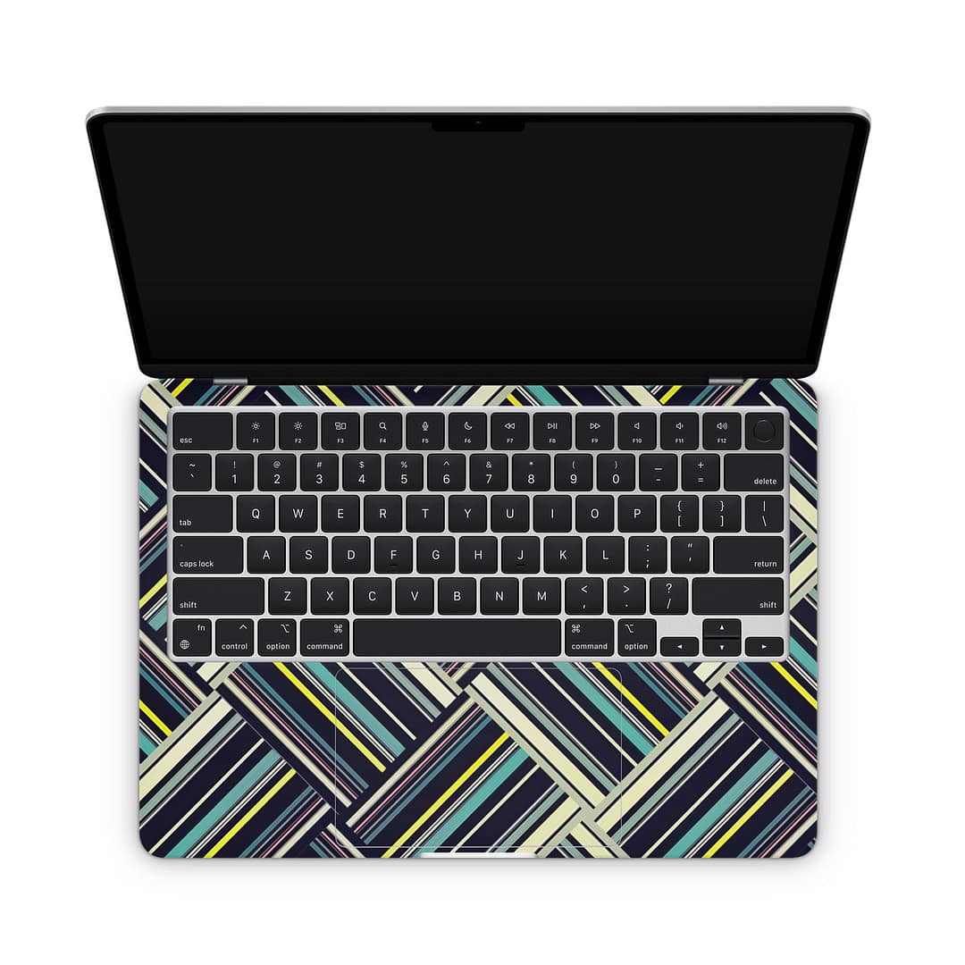 Macbook air 13. 6'' m2 2022 striped abstract skin | wrapitskin
