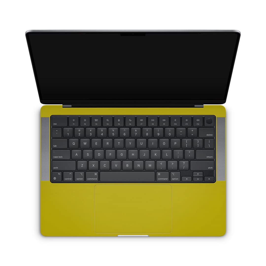Macbook pro 14'' (2021) bitter yellow skin | wrapitskin