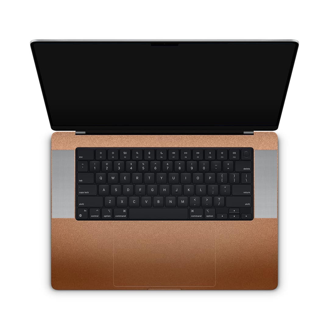 Macbook pro 16'' (m1,2021) matte copper metallic skin | wrapitskin