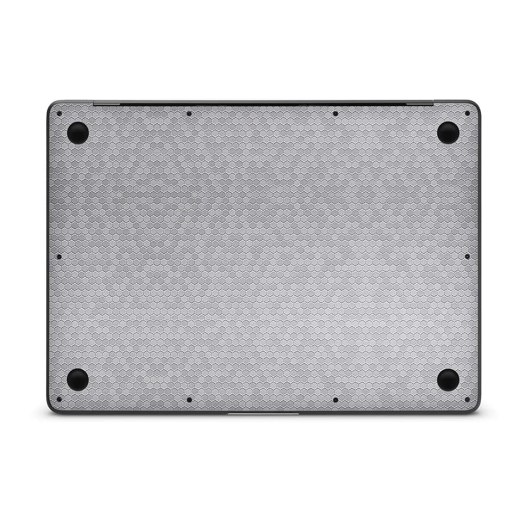 Macbook air 13'' (2018) honeycomb silver skin | wrapitskin