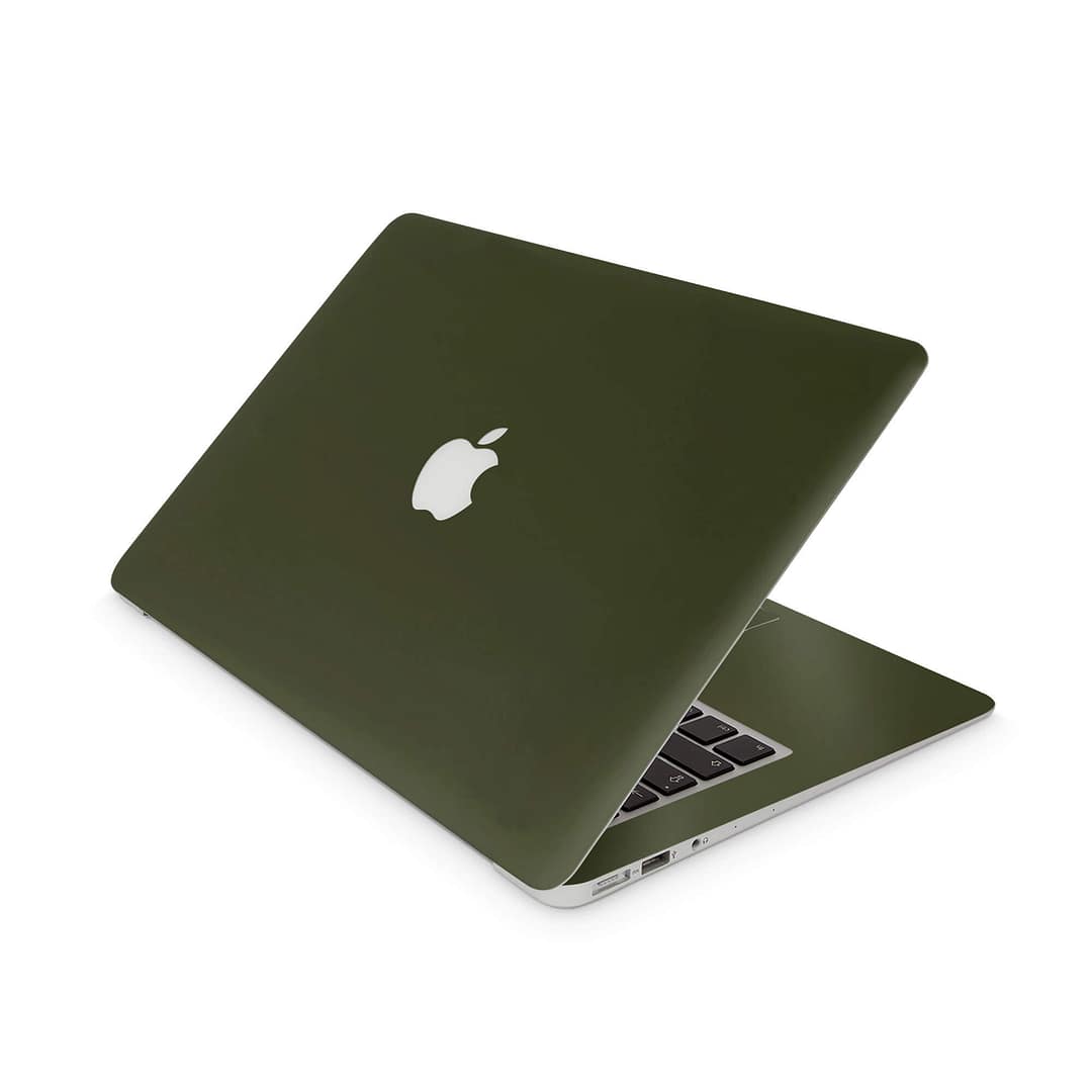 Macbook air 13'' (2010-2017) matte military green skin | wrapitskin