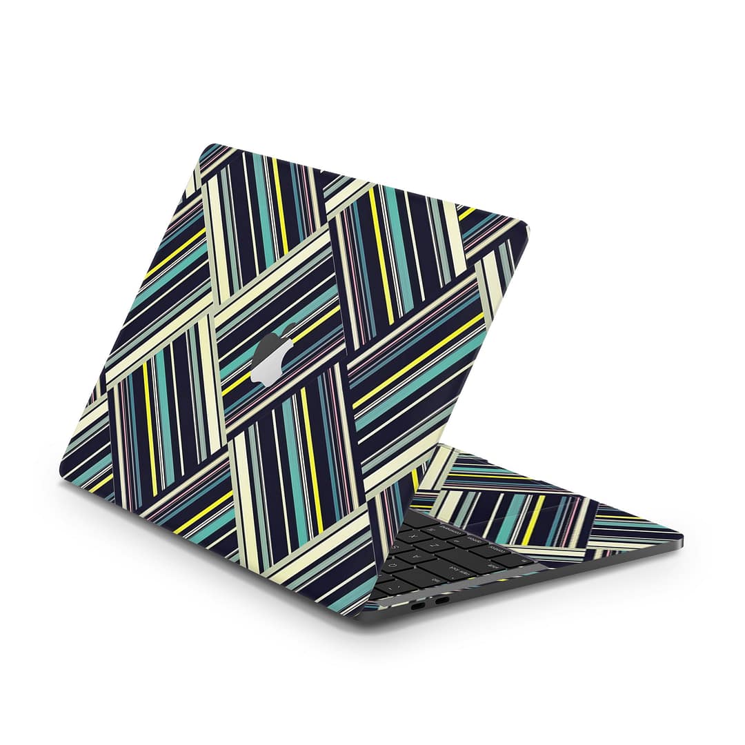 Macbook pro 13'' (touch bar,2018) striped abstract skin | wrapitskin