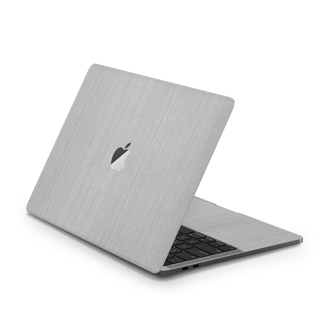Macbook pro 13'' (touch bar,2018) brushed metal steel skin | wrapitskin