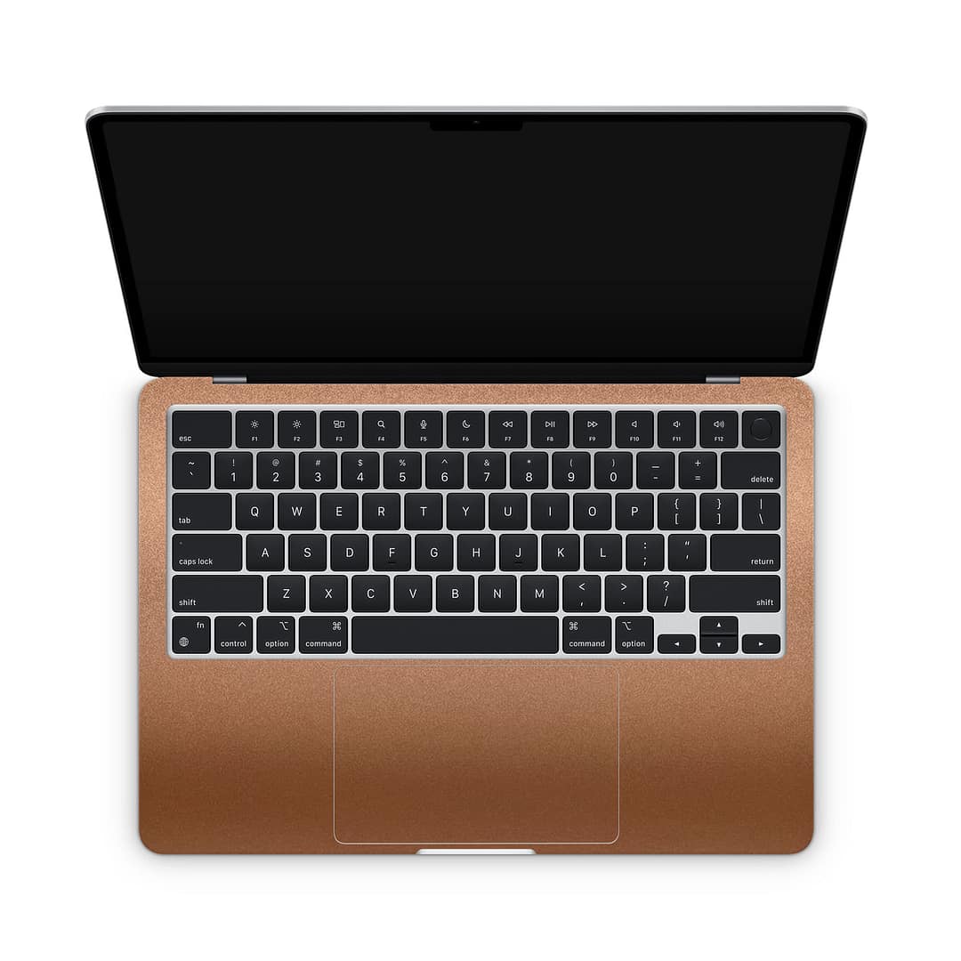 Macbook air 13. 6'' m2 2022 matte copper metallic skin | wrapitskin