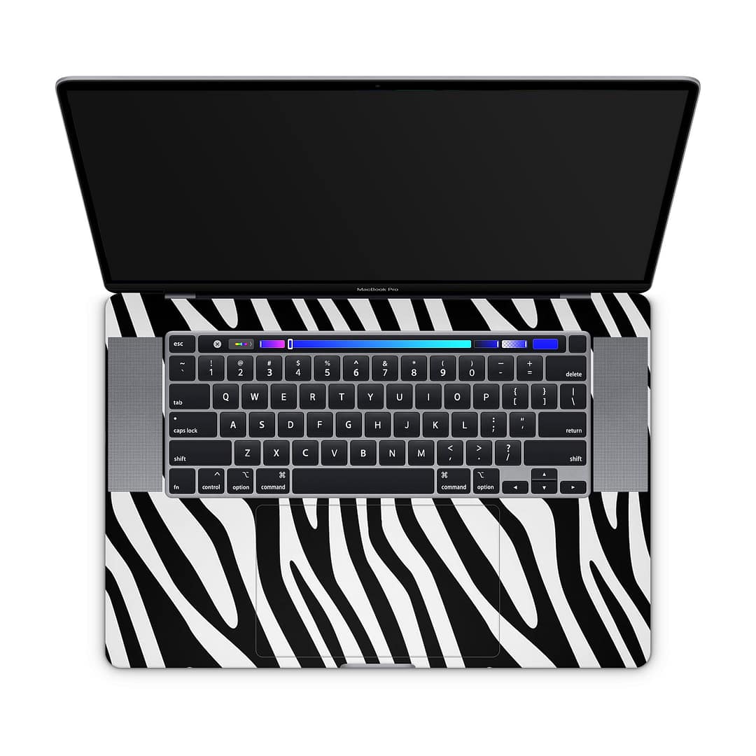 Macbook pro 16'' (touch bar,2019) black and white skin | wrapitskin