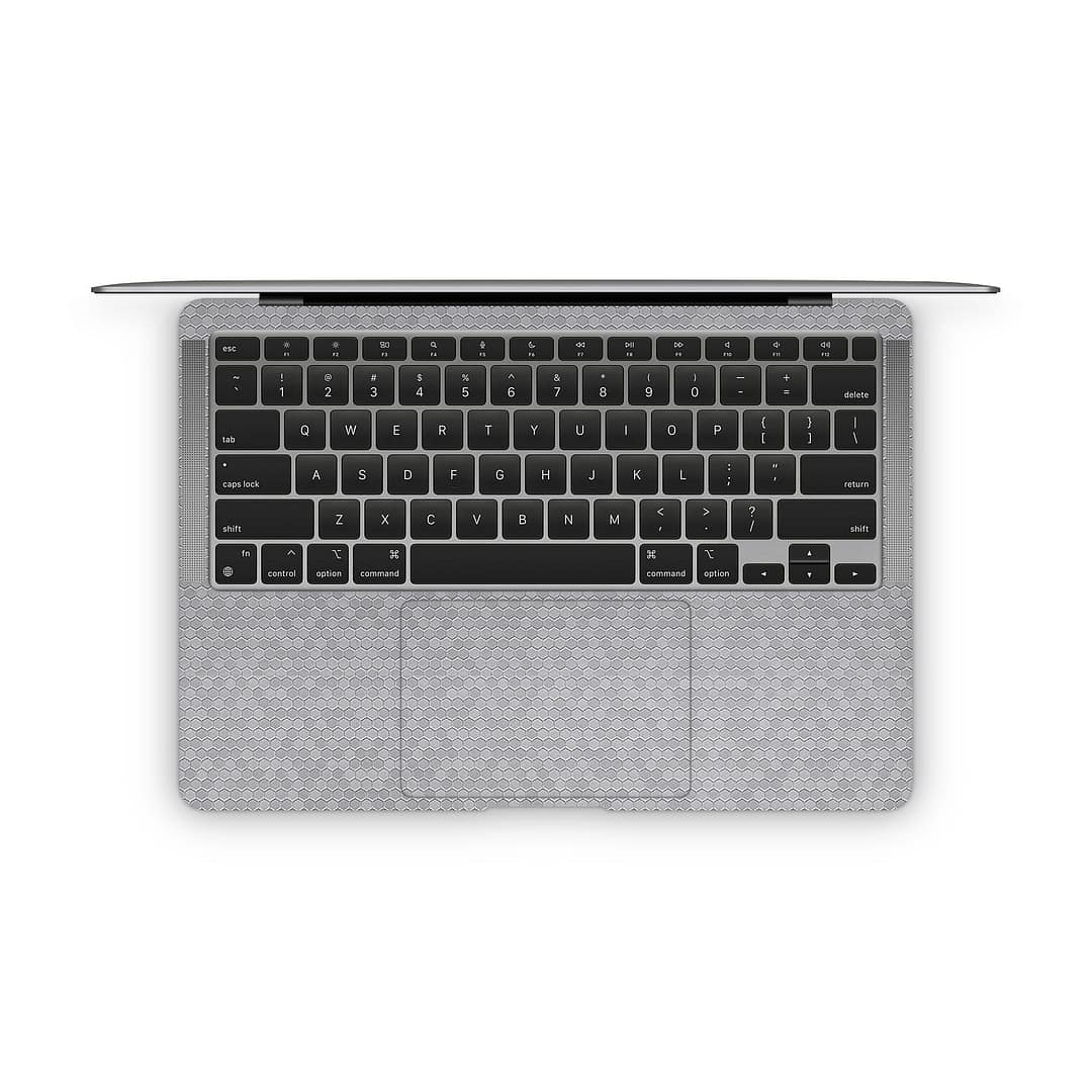 Macbook air 13'' (m1,2020) honeycomb silver skin | wrapitskin