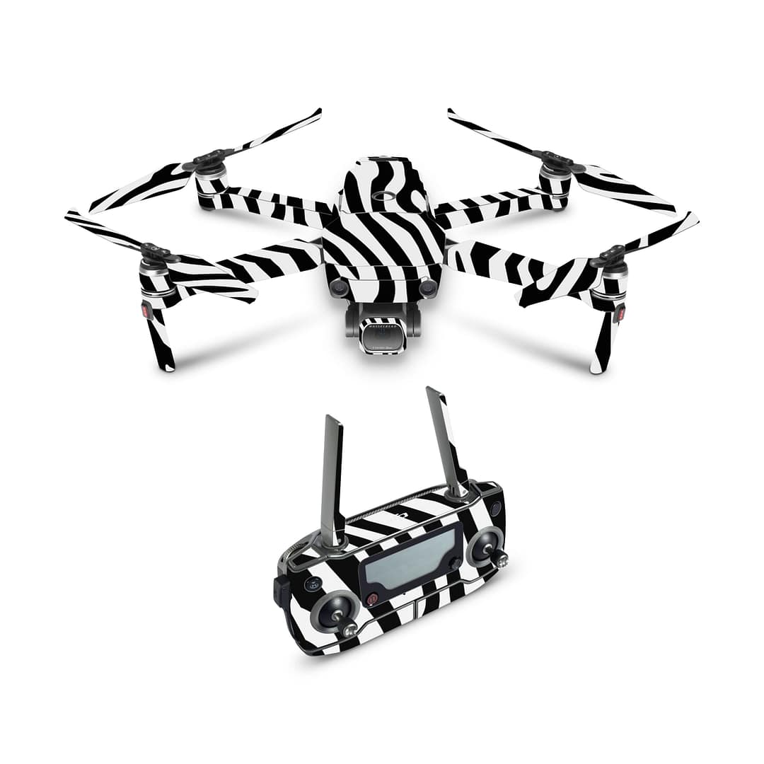 Dji mavic 2 pro black and white skin | wrapitskin