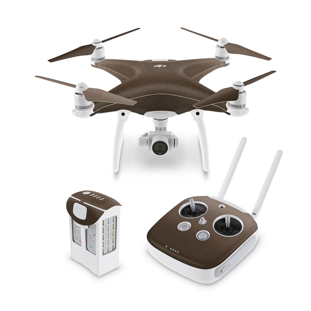 Dji phantom 4 matte brown metallic skin | wrapitskin