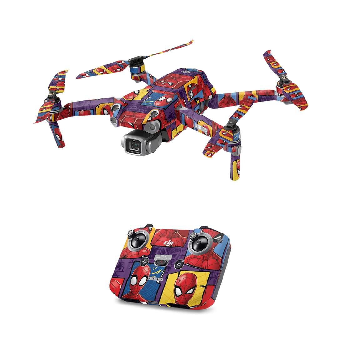 Dji mavic air 2s spidey's world skin | wrapitskin