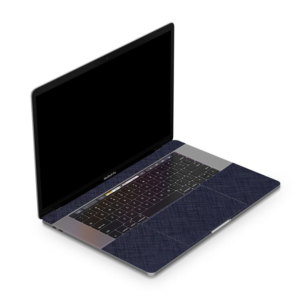 Macbook pro 15'' (2017) cross metal blue skin | wrapitskin