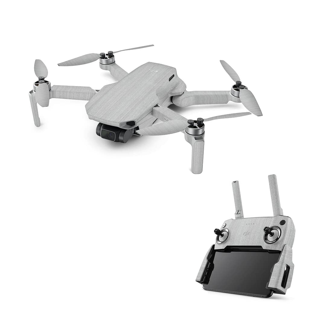 Dji mavic mini brushed metal steel skin | wrapitskin