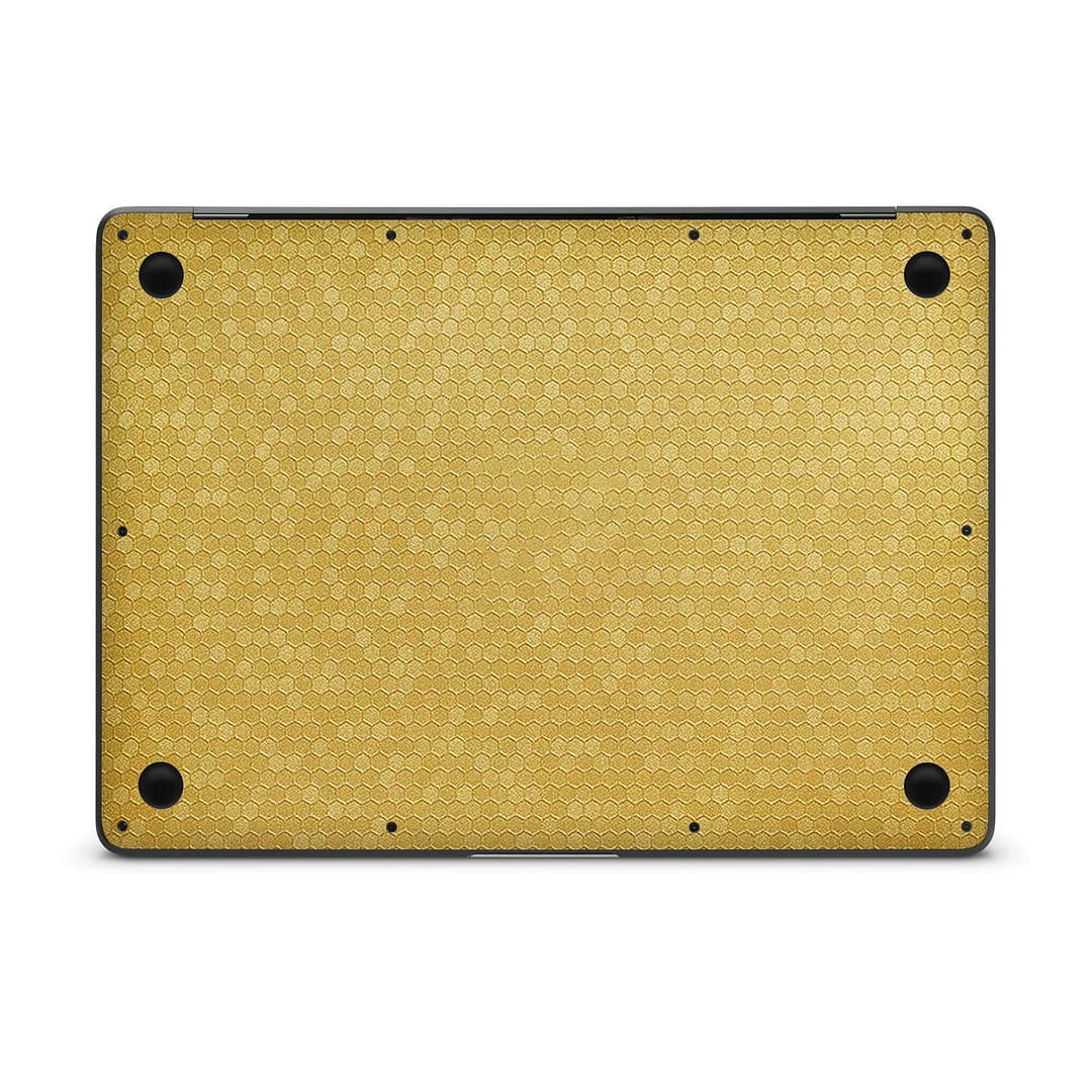 Macbook air 13'' (2010-2017) honeycomb gold skin | wrapitskin