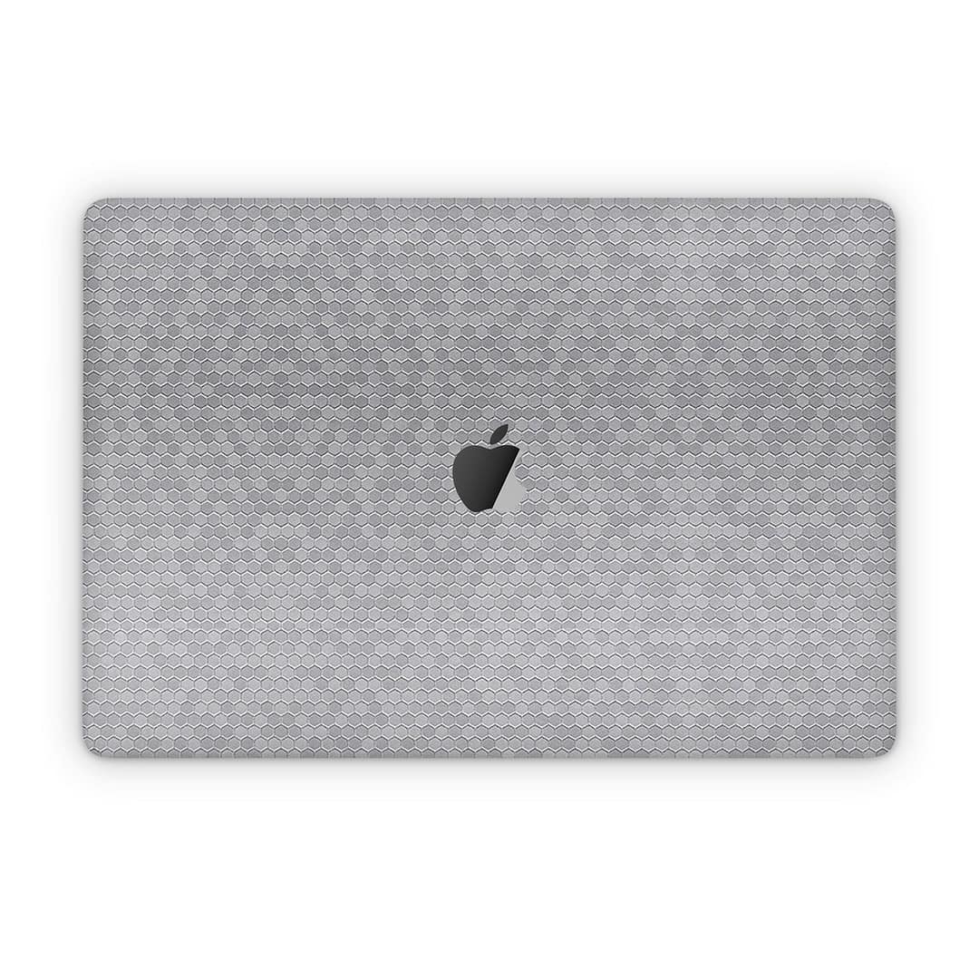 Macbook pro 15'' (2017) honeycomb silver skin | wrapitskin