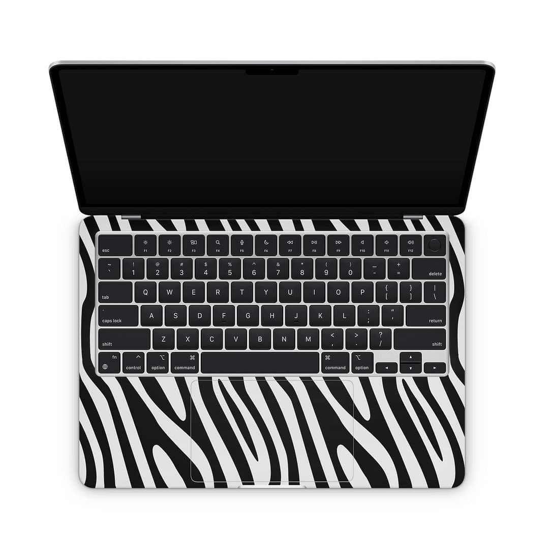 Macbook air 13. 6'' m2 2022 black and white skin | wrapitskin