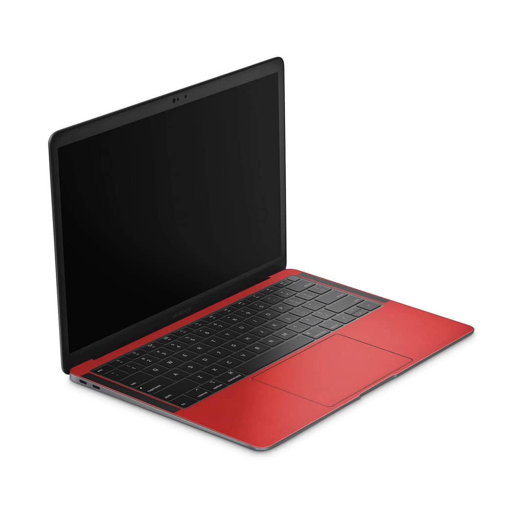 Macbook air 13'' (2018) matte red skin | wrapitskin