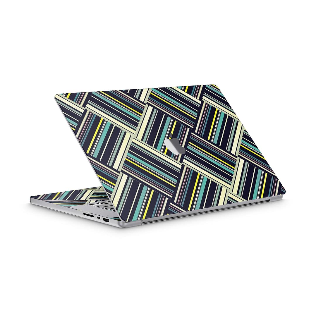 Macbook pro 16'' (m2,2023) striped abstract skin | wrapitskin