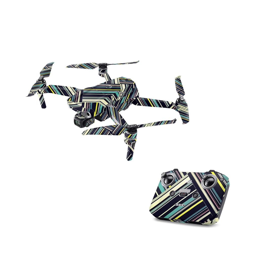 Dji mavic air 2 striped abstract skin | wrapitskin