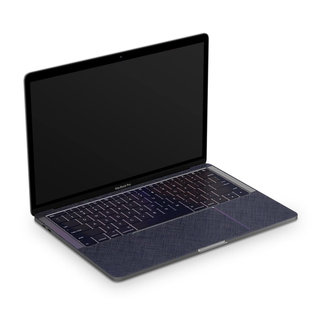 Macbook pro 13'' (2016-2018) cross metal blue skin | wrapitskin