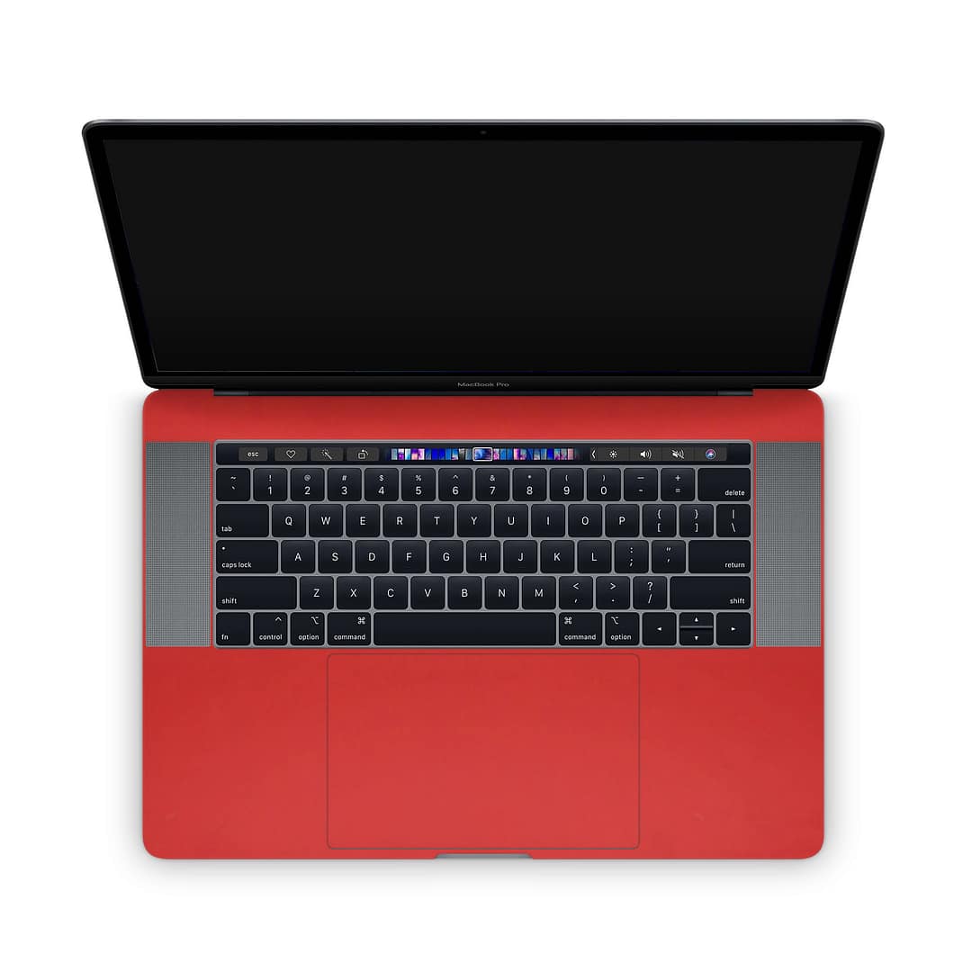 Macbook pro 15'' (2018-2019) matte red skin | wrapitskin