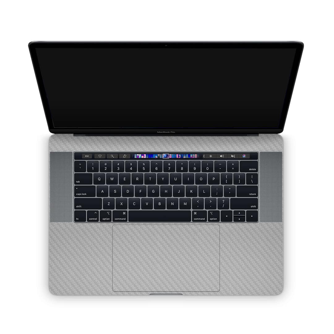 Macbook pro 15'' (2018-2019) carbon fiber gray skin | wrapitskin