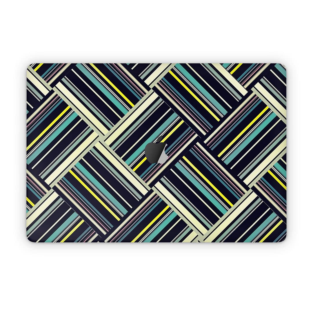 Macbook pro 15'' (2017) striped abstract skin | wrapitskin