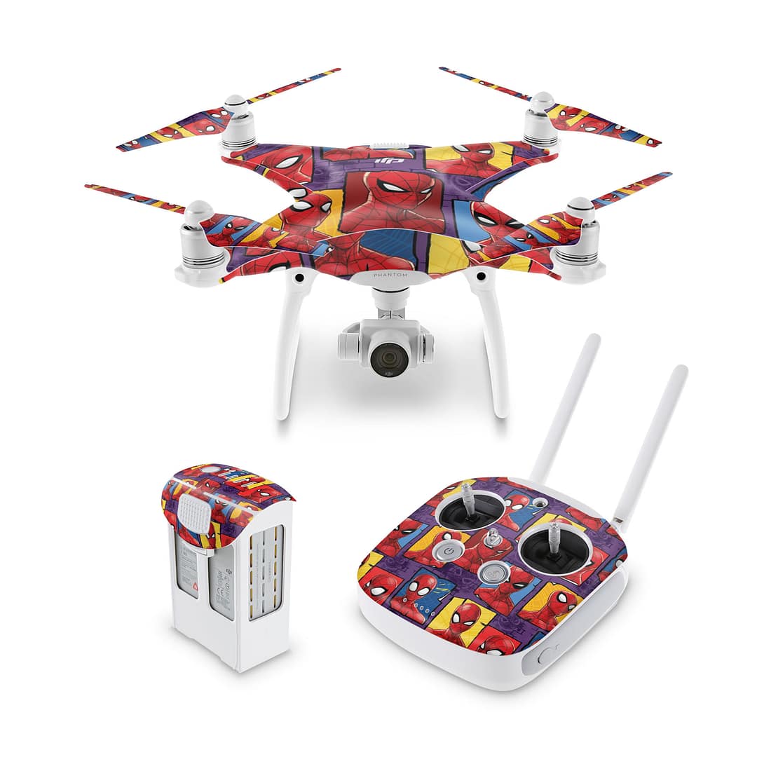 Dji phantom 4 spidey's world skin | wrapitskin