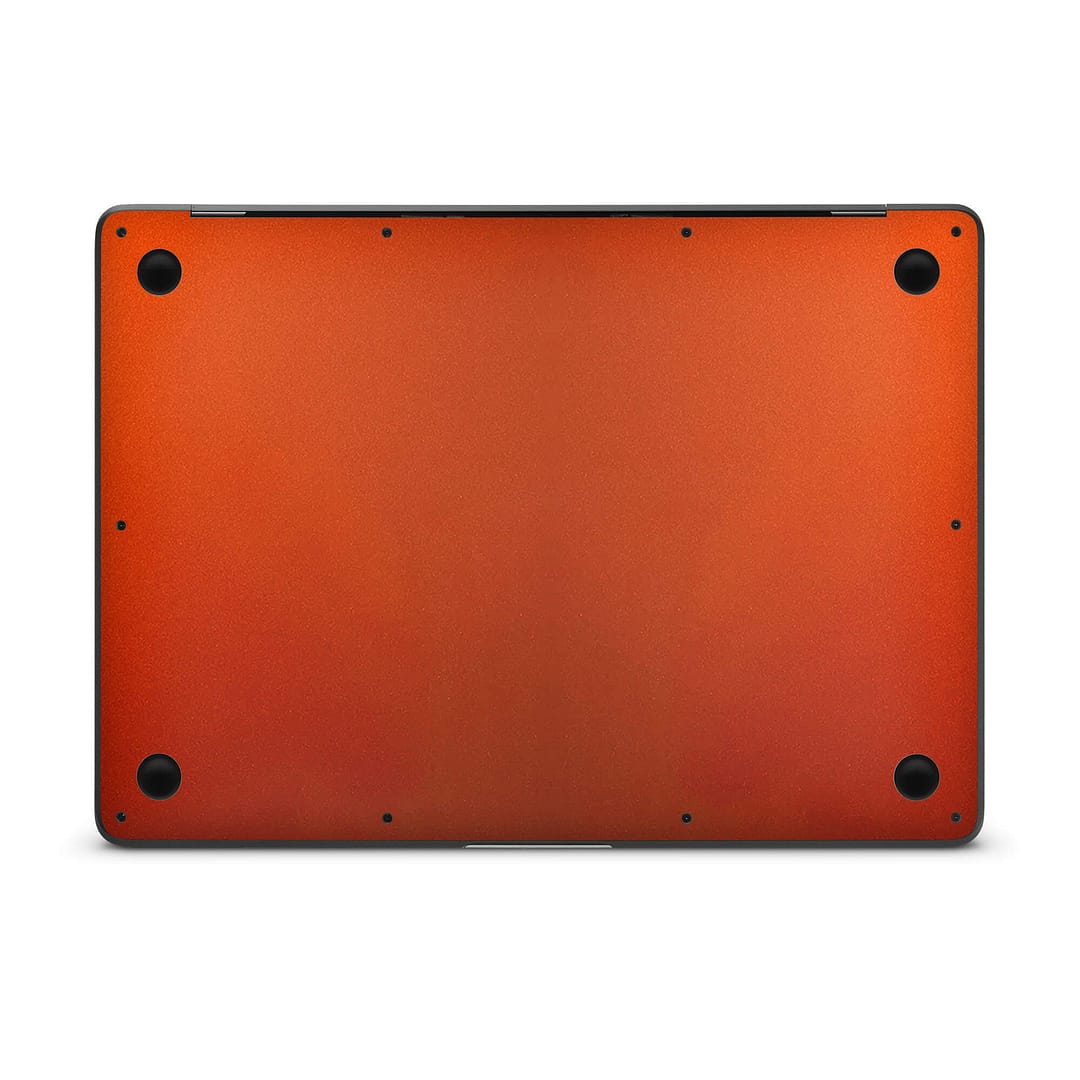 Macbook air 13'' (2018) glossy fiery orange skin | wrapitskin