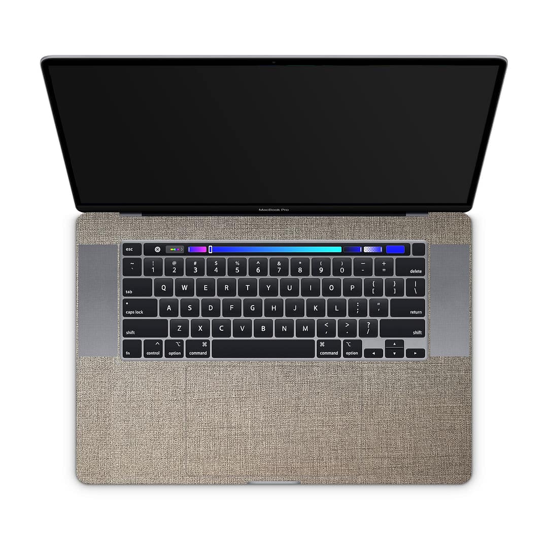 Macbook pro 16'' (touch bar,2019) denim tan skin | wrapitskin