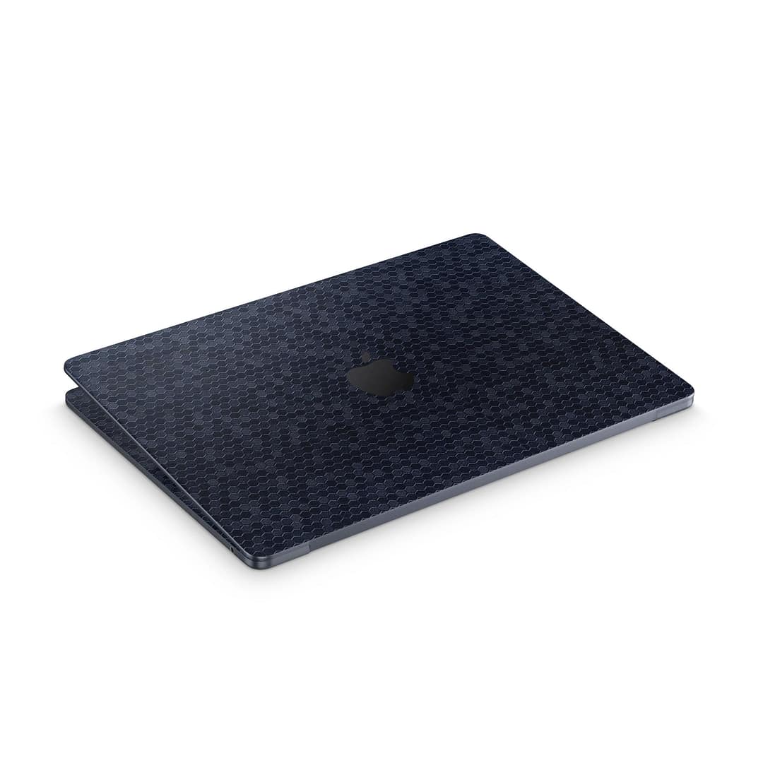 Macbook air 13. 6'' m2 2022 honeycomb blue skin | wrapitskin