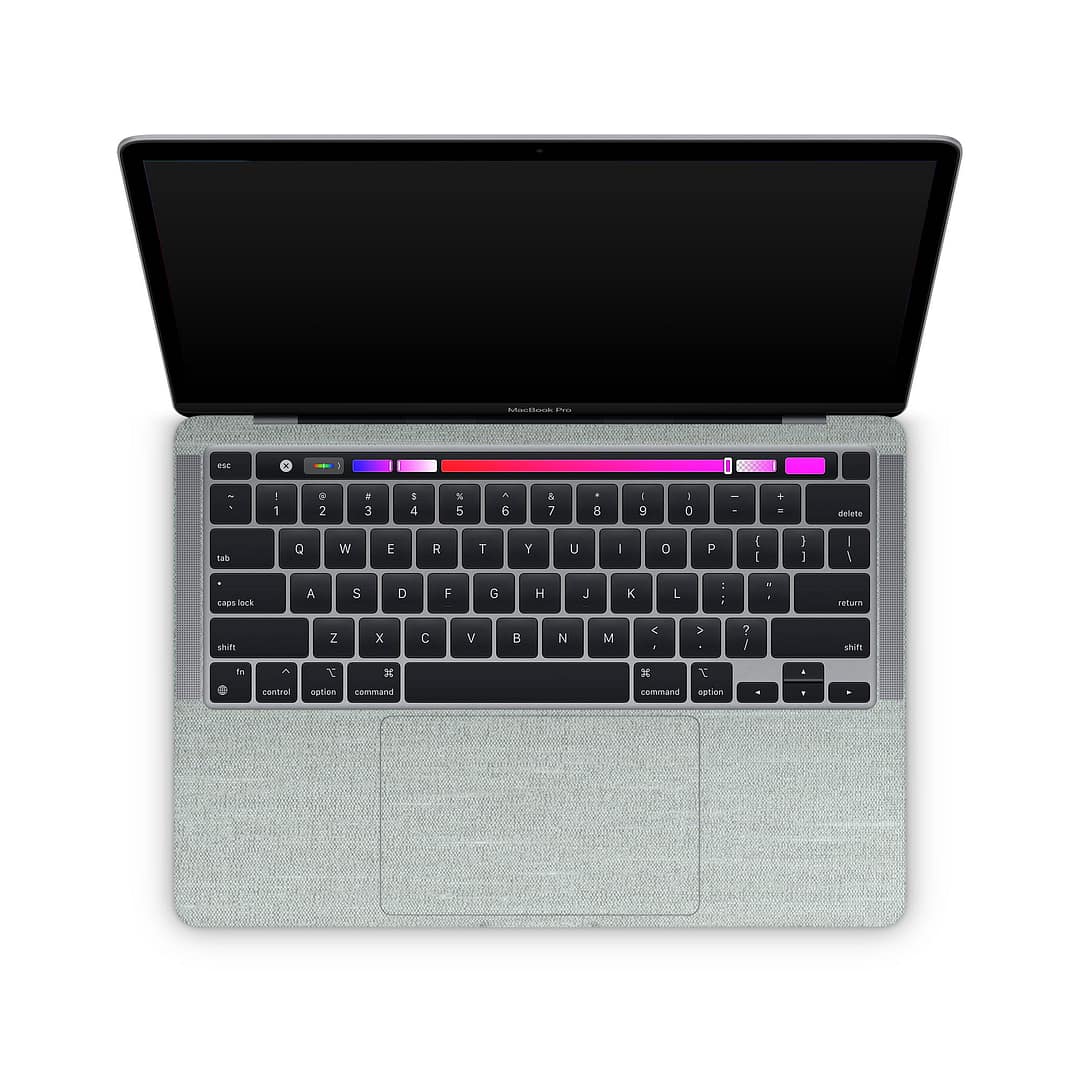 Macbook pro 13'' (m1 2020) linen cyan skin | wrapitskin