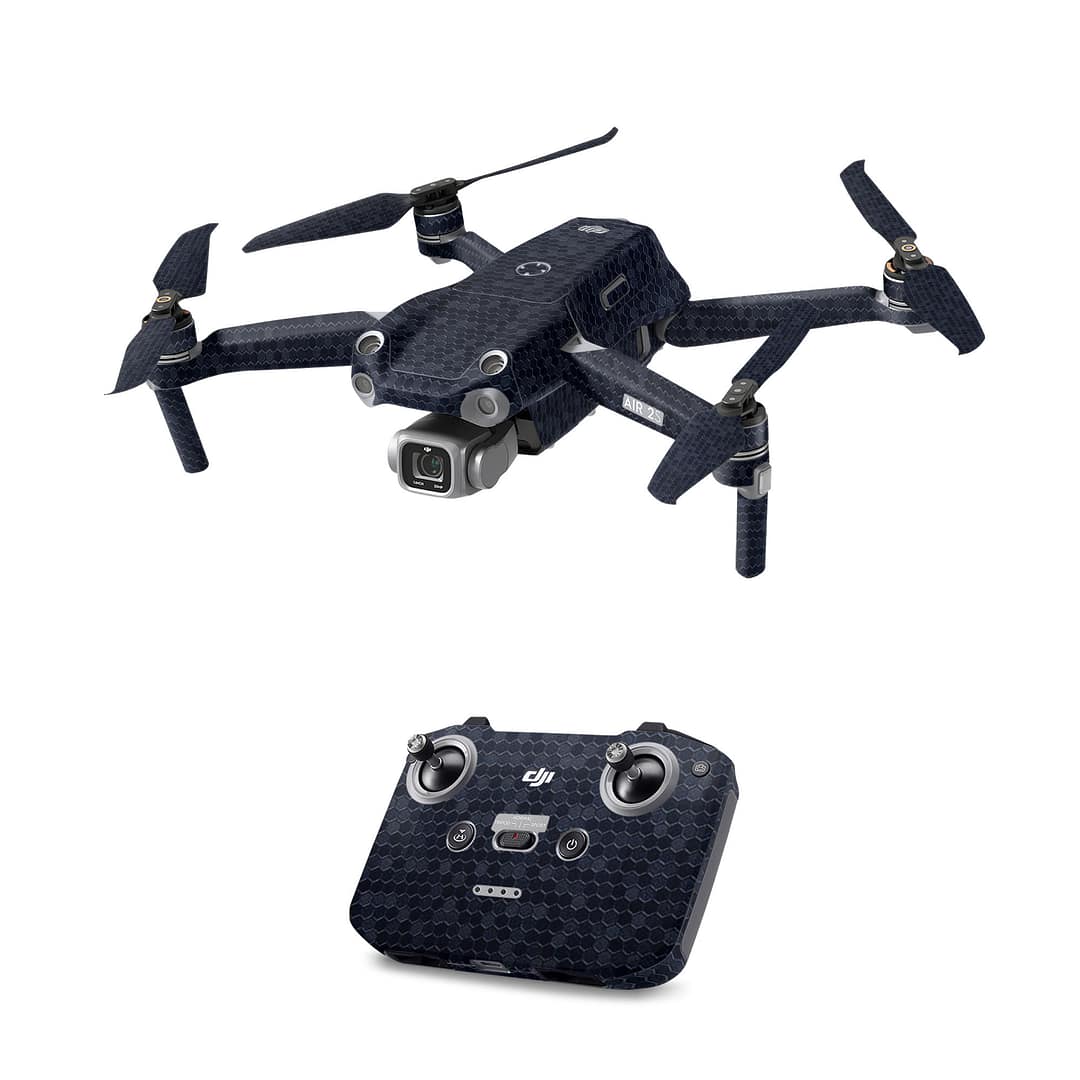 Dji mavic air 2s honeycomb blue skin | wrapitskin