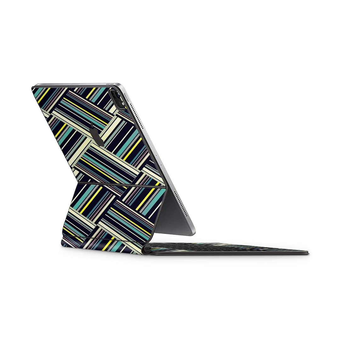 Magic keyboard ipad pro 12. 9'' gen 5 striped abstract skin | wrapitskin
