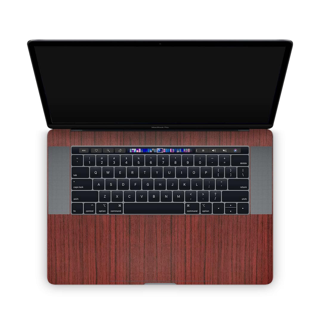 Macbook pro 15'' (2018-2019) padauk wood skin | wrapitskin