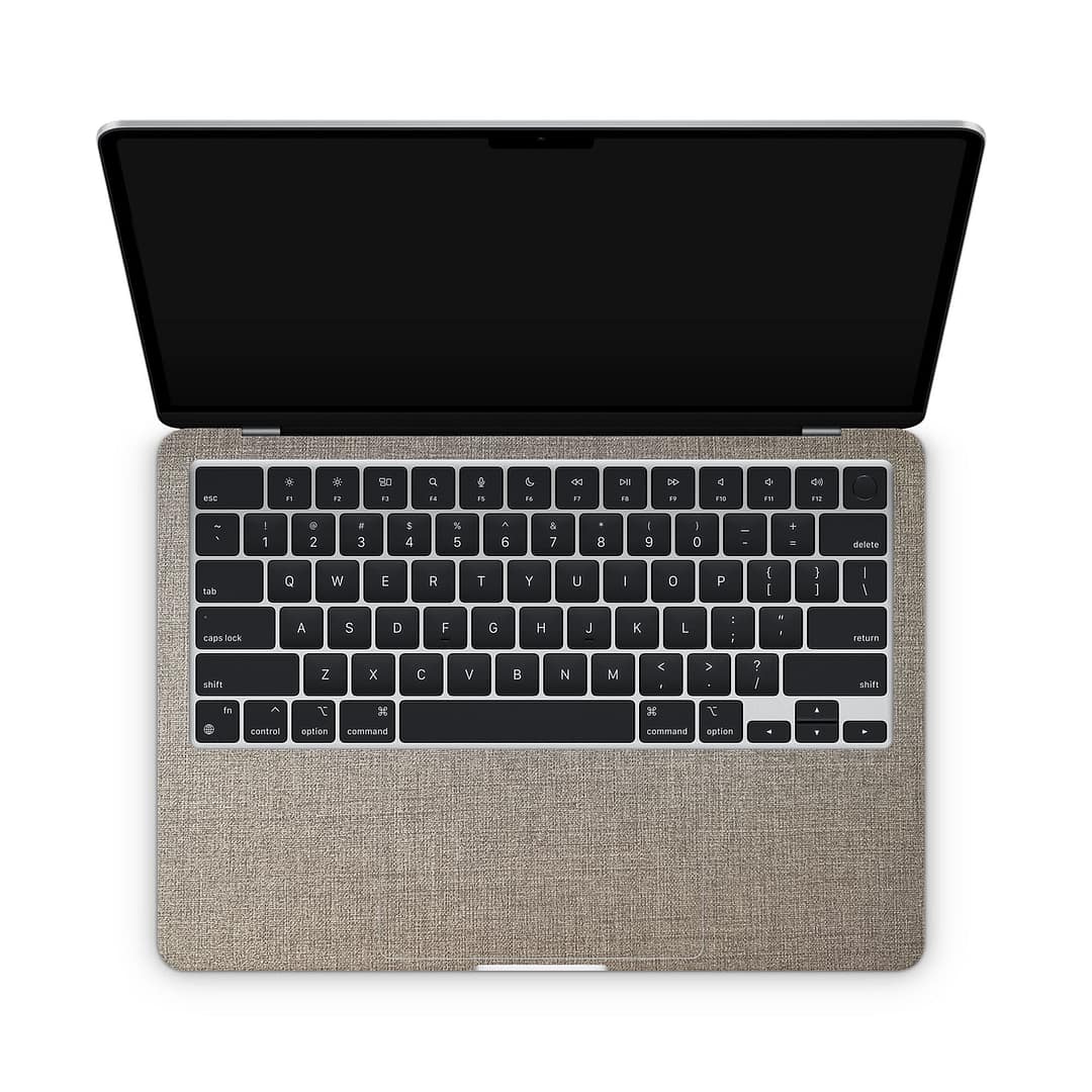 Macbook air 13. 6'' m2 2022 denim tan skin | wrapitskin