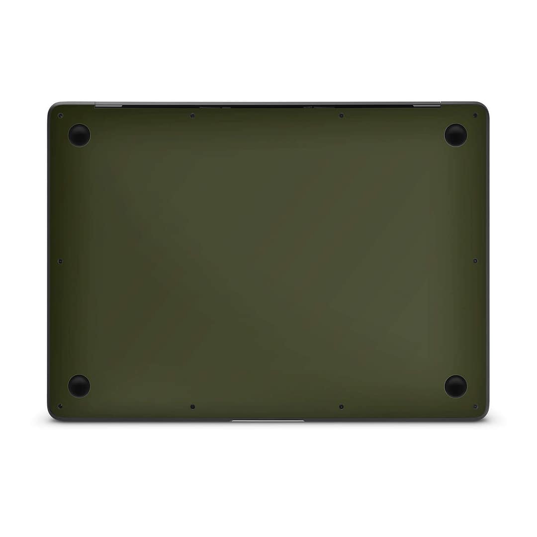 Macbook air 13'' (2018) matte military green skin | wrapitskin