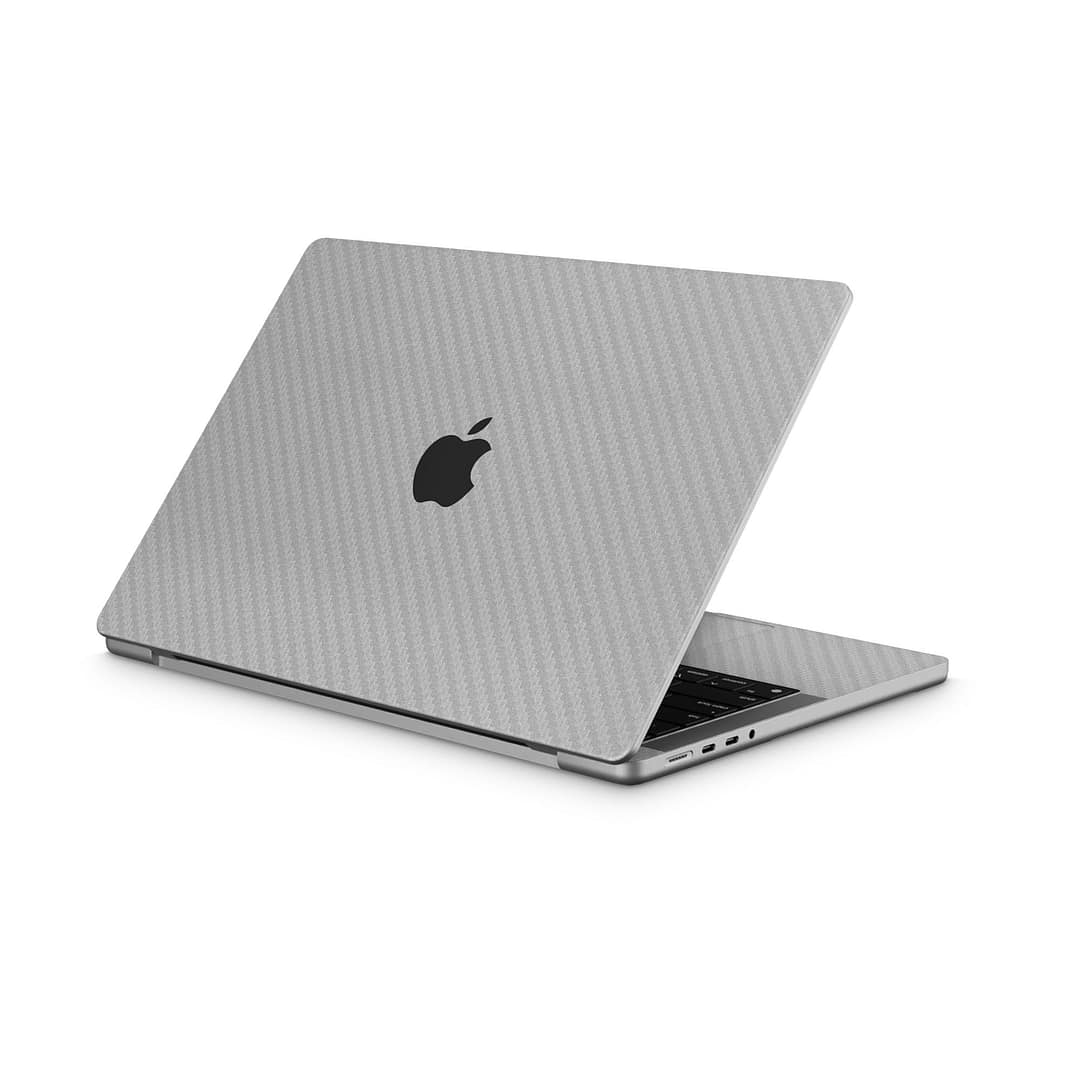 Macbook pro 14'' (2021) carbon fiber gray skin | wrapitskin