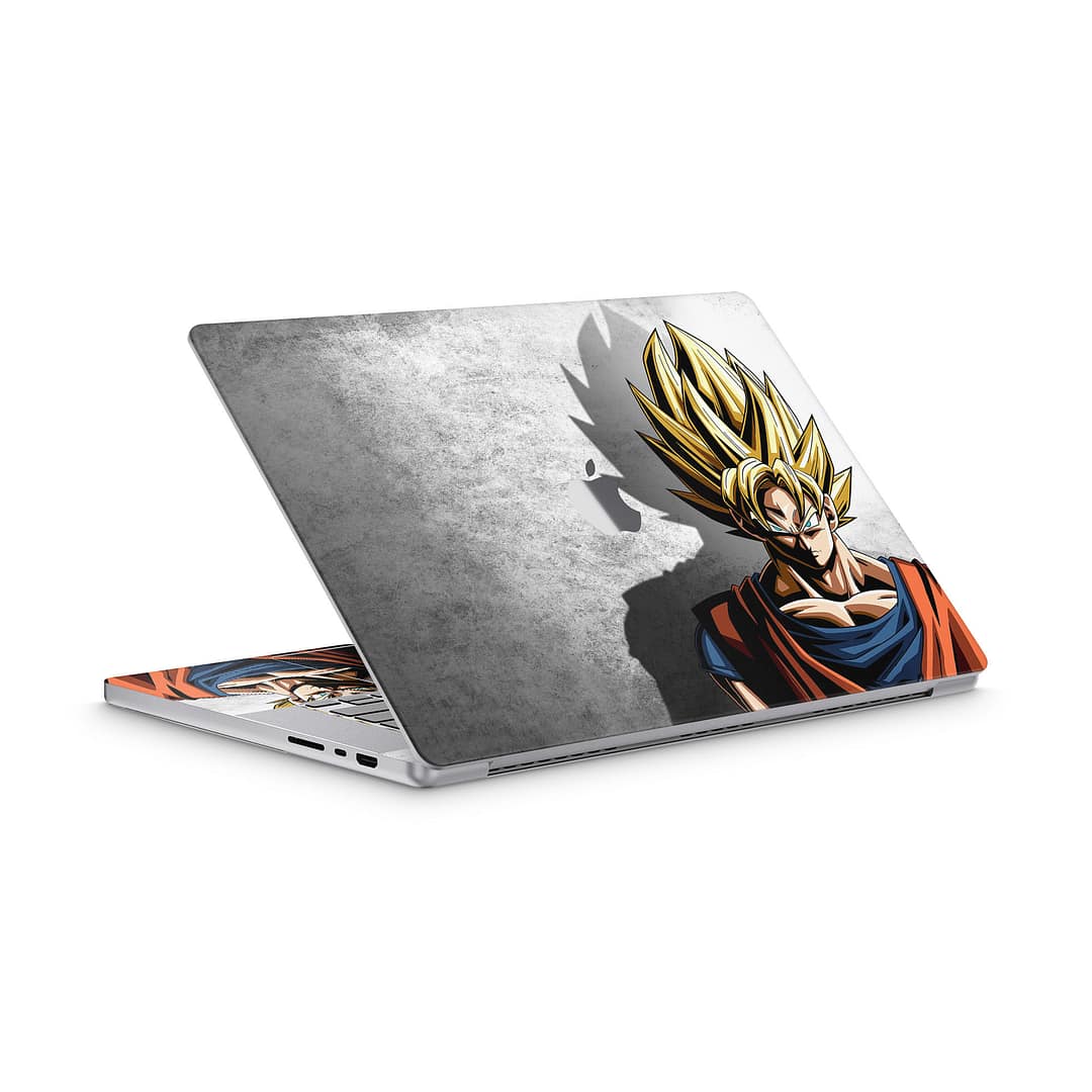 Macbook pro 16'' (m1,2021) dragon ball z warrior skin | wrapitskin