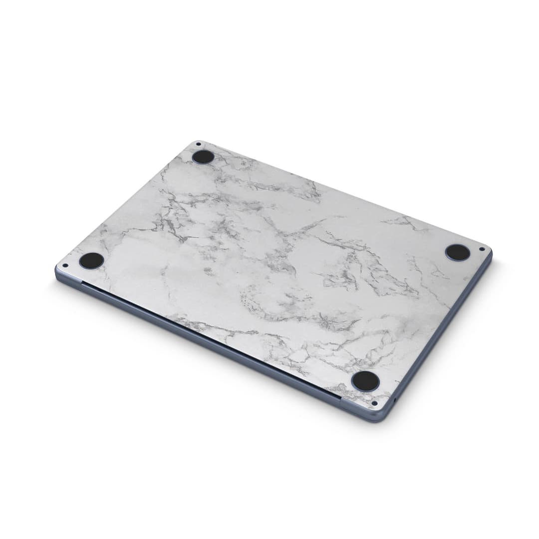 Macbook air 13. 6'' m2 2022 marble white skin | wrapitskin