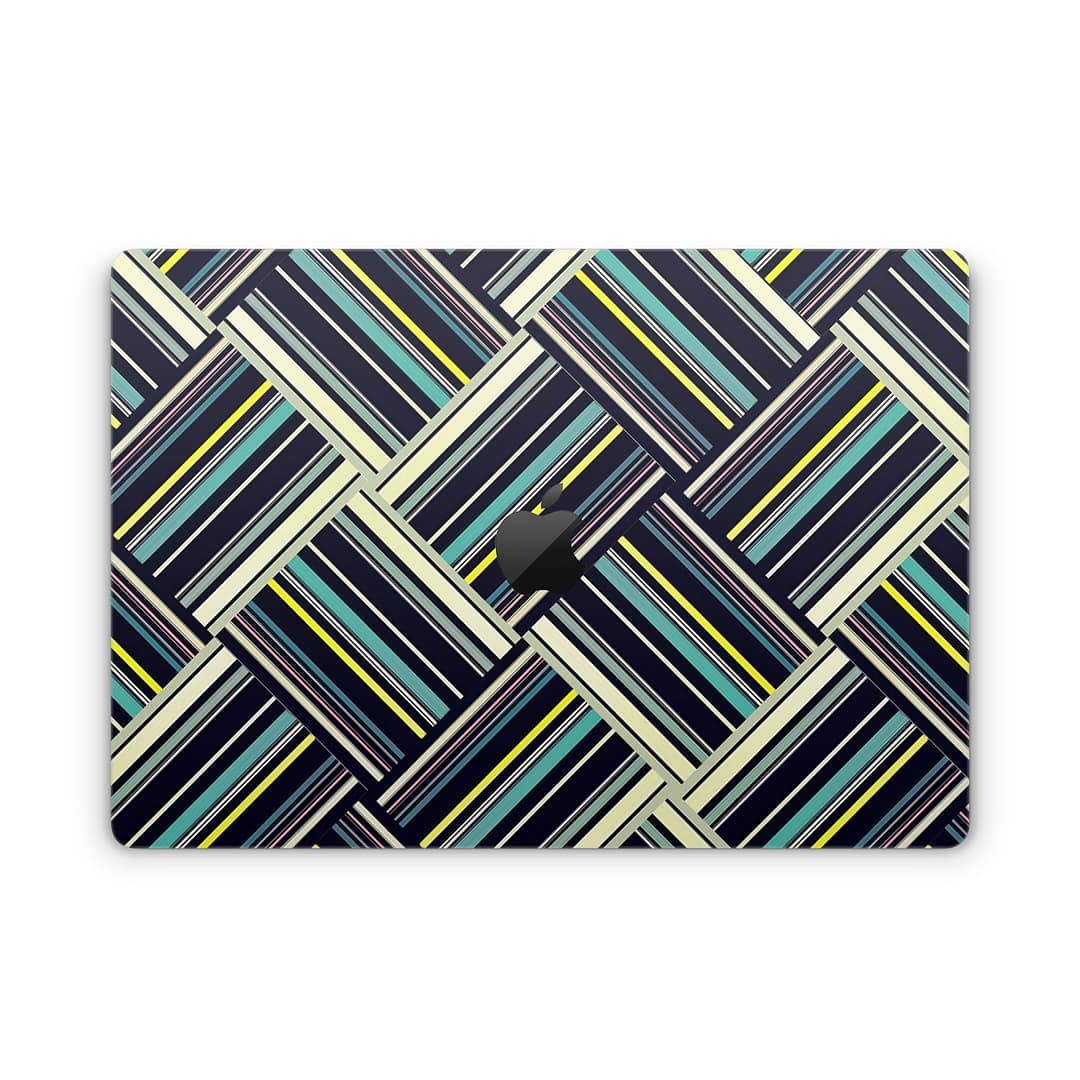 Macbook pro 16'' (m2,2023) striped abstract skin | wrapitskin