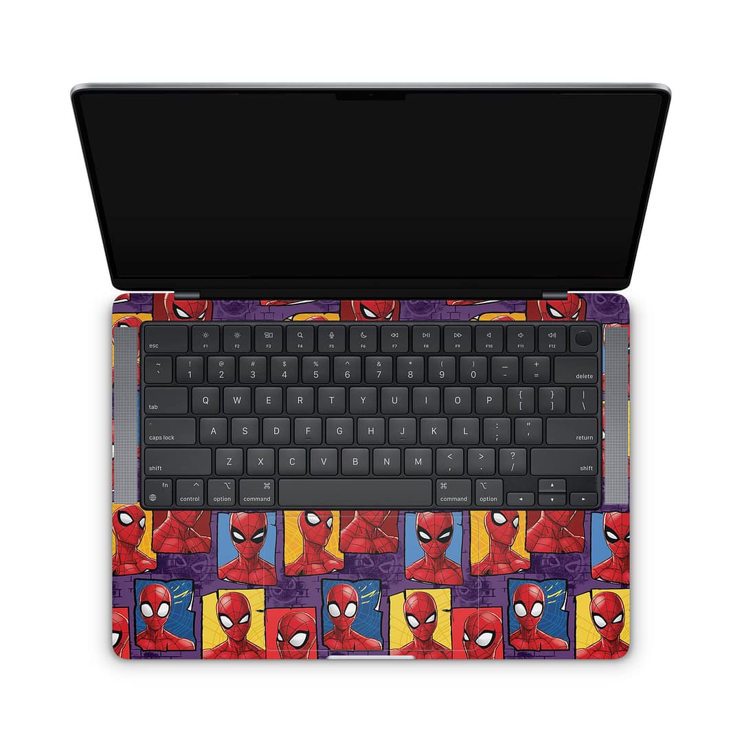 Macbook pro 14'' (2021) spidey's world skin | wrapitskin