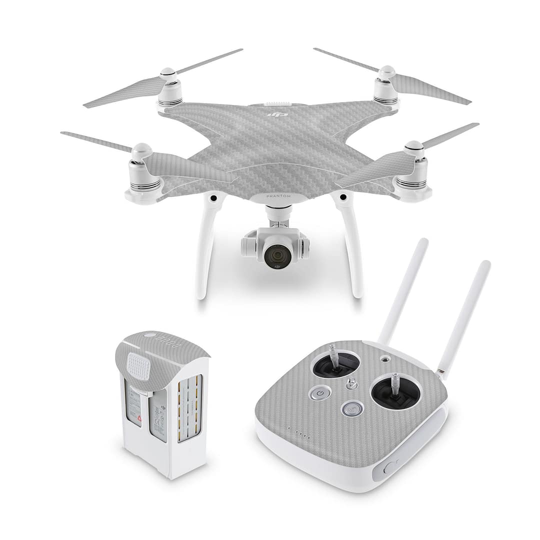 Dji phantom 4 carbon fiber gray skin | wrapitskin