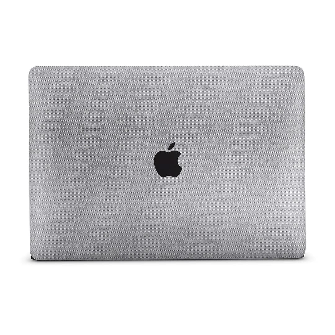 Macbook air 13'' (2018) honeycomb silver skin | wrapitskin