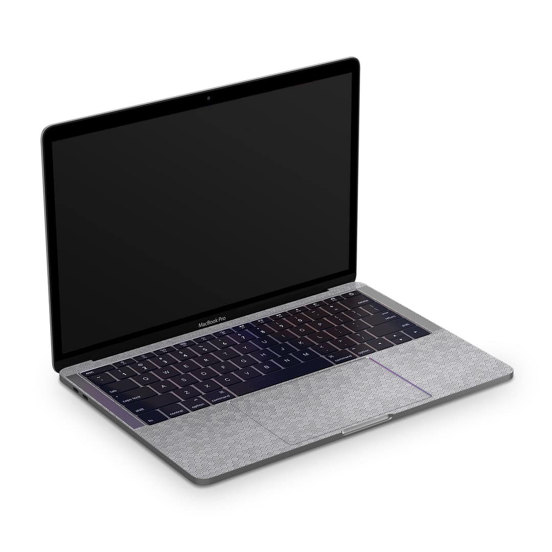 Macbook pro 13'' (2016-2018) honeycomb silver skin | wrapitskin